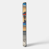 Witte eend die etalages bekijkt voor sneakers Case-Mate iPhone case (Achterkant / Links)