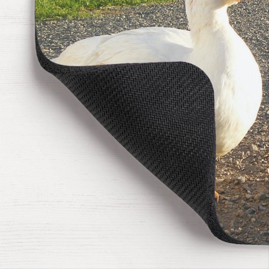 Witte eend muismat (Hoek)