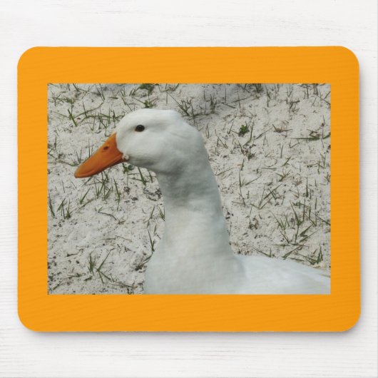 Witte eend muismat (Voorkant)