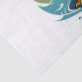 witte-eend tissuepapier (Detail)