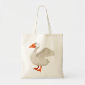 Witte eend tote bag (Voorkant)