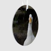 Witte Eend Versiering Ornament (voorkant)