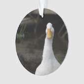 Witte Eend Versiering Ornament (voorkant)
