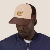 Witte eenden en eendjes trucker pet (In situ)