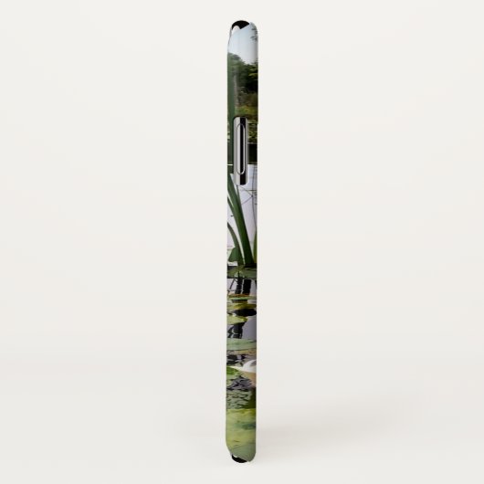 Witte eenden, lendenkussens, cattails, meeroever Case-Mate iPhone case (Achterkant / rechts)