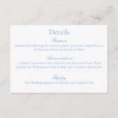 Witte Eenhoorn Liefde Paar Informatiekaartje (Voorkant)