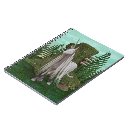 Witte Eenhoorn Notitieboek (Linkerzijde)