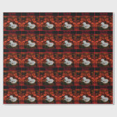  witte eenhoorn paard fantasie gepersonaliseerd cadeaupapier (Vlak)