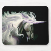 Witte Eenhoorn Paarse Muismat (Voorkant)