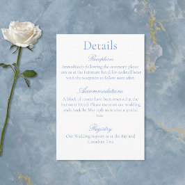 Witte Eenhoorns Liefde Paar Informatiekaartje