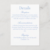 Witte Eenhoorns Liefde Paar Informatiekaartje (Voorkant)