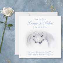 Witte Eenhoorns Liefde Paar