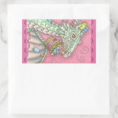 WITTE EENVOUDIGE EGG DRAGON FANTASY STICKERS (Tas)
