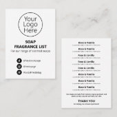 Witte eenvoudige Logo voor de zink-reeks Visitekaartje (Voorkant / Achterkant)