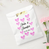 Witte Eenvoudige Minimale Tekst Stijl TrouwrozeHar Bedankzakje (Gezegeld)