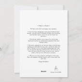 Witte Eenvoudige Moderne Kerstmis Vier Fotocollage Feestdagenkaart (Achterkant)