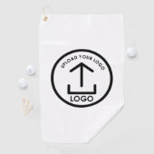 Witte Eenvoudige Moderne Professionele Business Lo Golfhanddoek (Insitu)