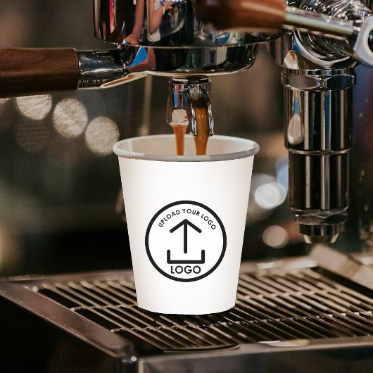 Witte Eenvoudige Moderne Professionele Business Lo Papieren Bekers