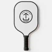 Witte Eenvoudige Moderne Professionele Business Lo Pickleball Paddle (Voorkant)