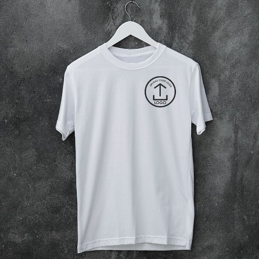 Witte Eenvoudige Moderne Professionele Business Lo T-shirt