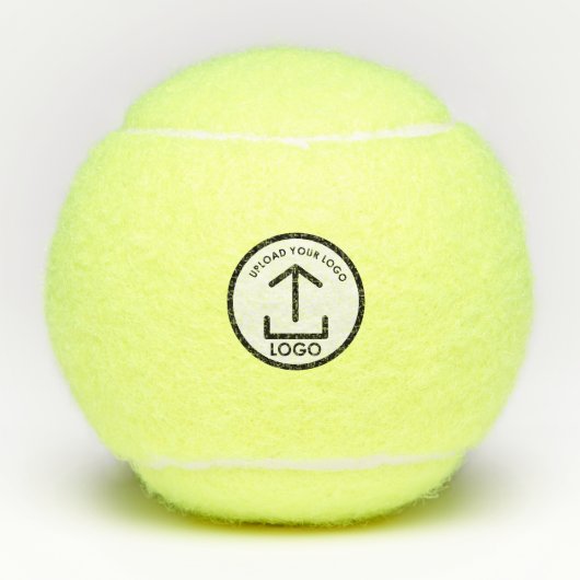 Witte Eenvoudige Moderne Professionele Business Lo Tennisballen (Voorkant)