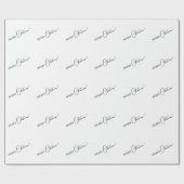 Witte Eenvoudige Moderne Vrolijke Kerstvakantie Cadeaupapier (Vlak)