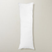 Witte effen kleur kussen (Voorkant Verticaal)