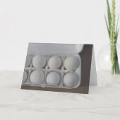 Witte eieren kaart (Voorkant)