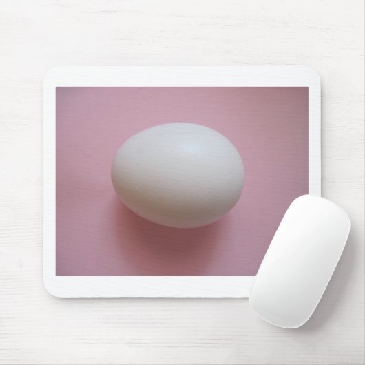 Witte eieren muismat (Met muis)