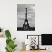 witte eiffel poster (Thuiskantoor)