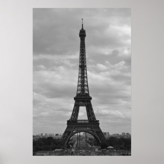 witte eiffel poster