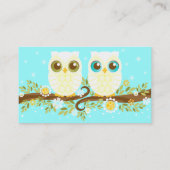 Witte eigenaar - Aangepaste emailkaart Contactkaartje (Achterkant)