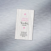 witte eik, magnetisch visitekaartje magneet (Voorbeeld)