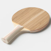 Witte eiken Hout Tafeltennisbatje (Voorkant Gekanteld)
