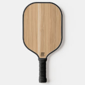 Witte eikenhout pickleball paddle (Voorkant)