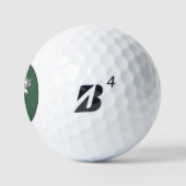 Witte eland golfballen (Logo)