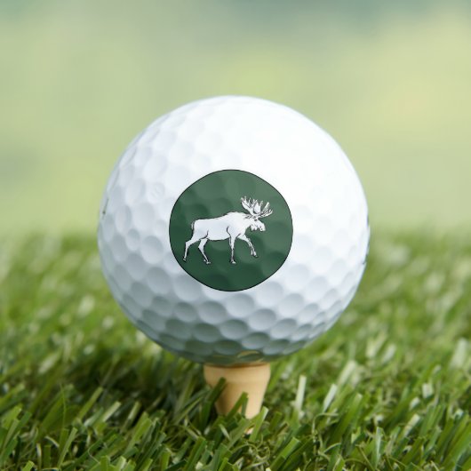 Witte eland golfballen (Insitu Shirt)