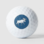 Witte eland golfballen (Voorkant)
