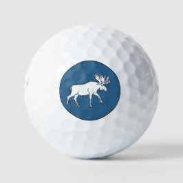 Witte eland golfballen