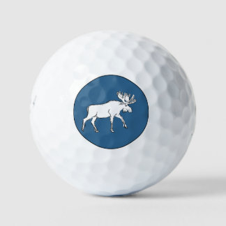 Witte eland golfballen