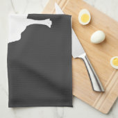 Witte Eland Theedoek (Quarter Fold)