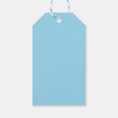 Witte Elegante Bedank Geschenk Cadeaulabel (Achterkant)