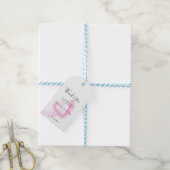 Witte Elegante Bewerk Dank Je Favoriete Cadeau Cadeaulabel (Met Touw)