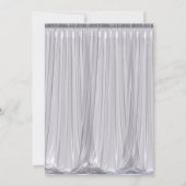 Witte Elegante Floral Griekse boog bruiloft Kaart (Achterkant)