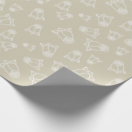 Witte Elegante Trouwringen Rozen Betrokken Naadloo Cadeaupapier (Hoek)