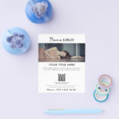 Witte Elegante Zakelijke Promotie Eenvoudige Foto Flyer (Enkel)