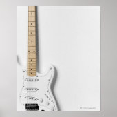 Witte elektrische gitaar 3 poster (Voorkant)
