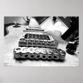 Witte elektrische gitaar poster (Voorkant)