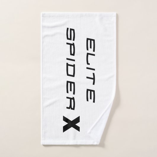 Witte Elite Spider X Logo Handdoek (Handdoek)