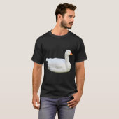 Witte Emdener Gans T-Shirt (Voorkant volledig)